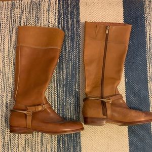 Pour la Victoire Leather Riding Boot Camel 10